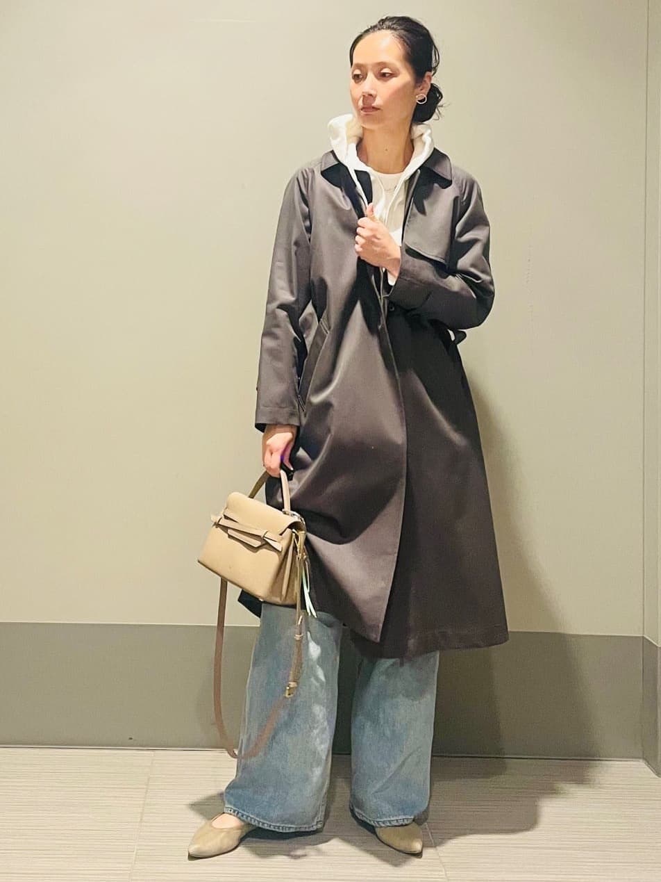 Annさんの「DRESSTERIOR｜【ウォッシャブル/美シルエット】ライト トレンチコート」を使ったコーディネート