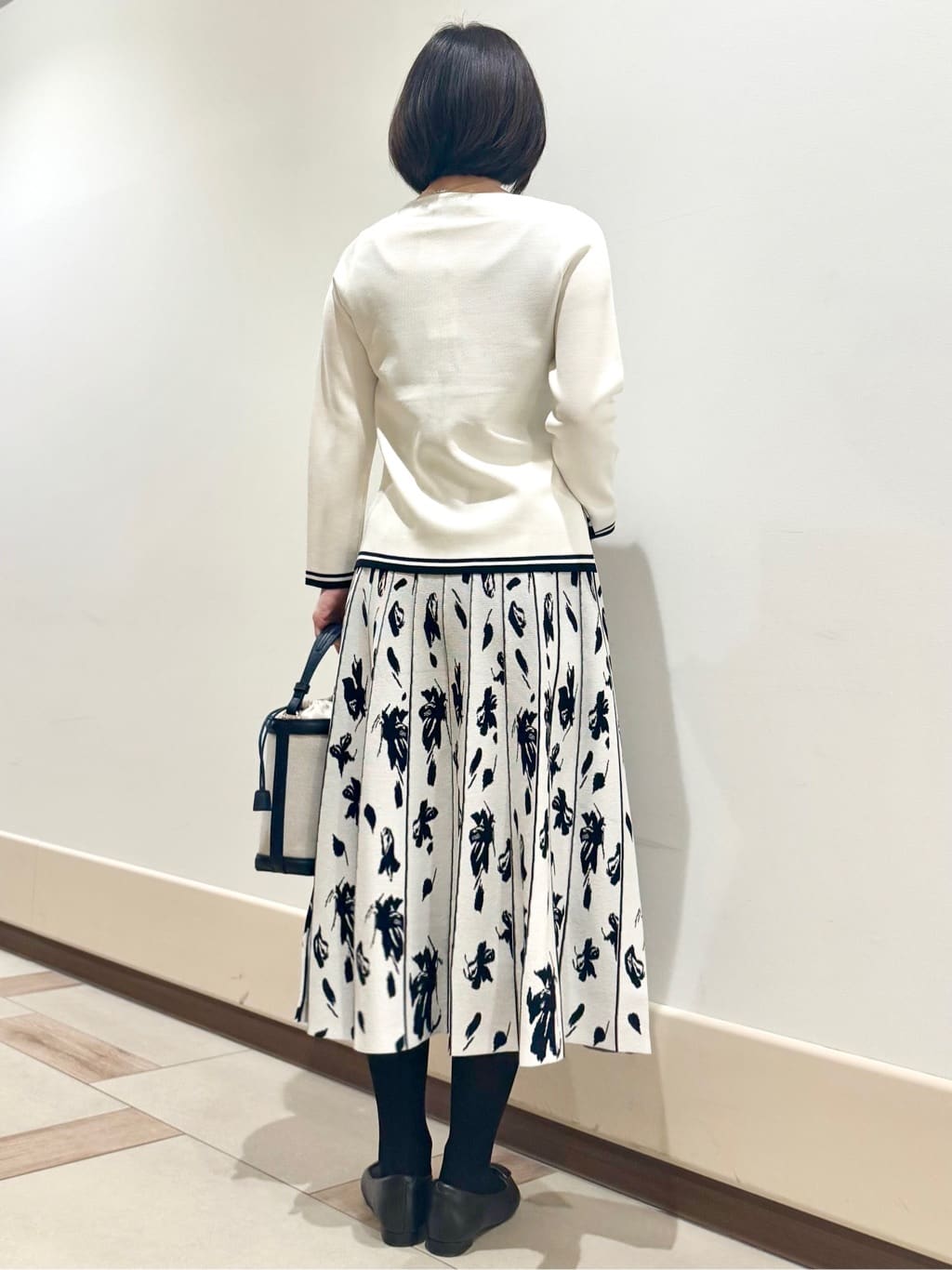 kaeさんの「Reflect｜【セットアップ可】ダブルジャカードニットプルオーバー」を使ったコーディネート
