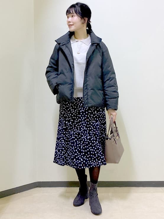  beni_gingerさんの「Reflect｜【すっきりシルエット】ショート丈ダウンコート」を使ったコーディネート