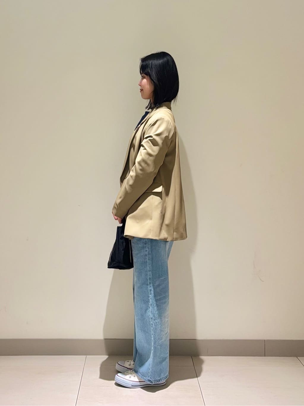 mayuさんの「Dessin｜【洗える】シャツテールロングTシャツ」を使ったコーディネート