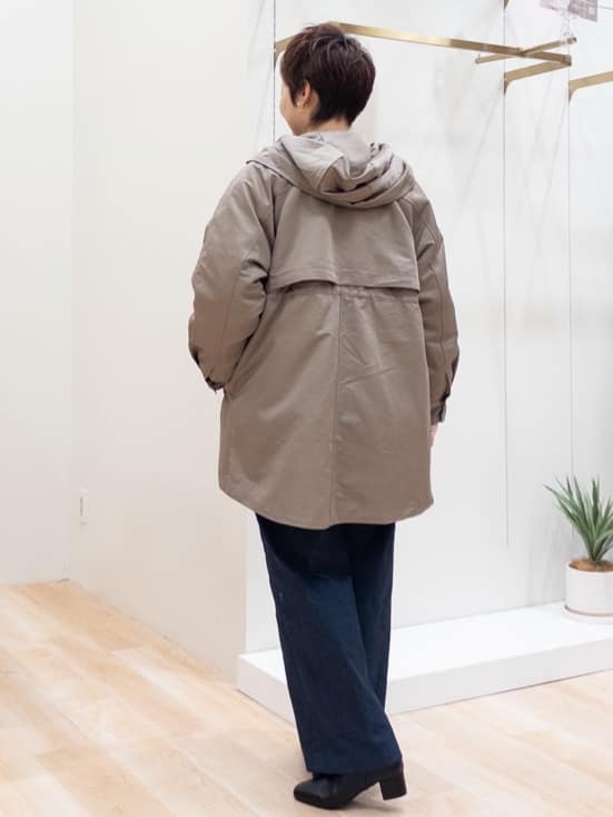 シュウコさんの「grove｜最終お値下げ！！【名品アウター/3WAY・はっ水】ボアライナー付きモッズコート」を使ったコーディネート