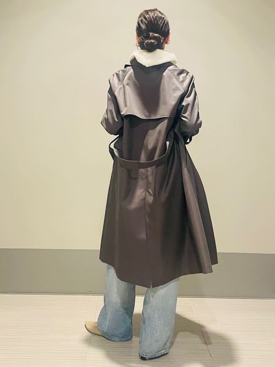 Annさんの「DRESSTERIOR｜【ウォッシャブル/美シルエット】ライト トレンチコート」を使ったコーディネート