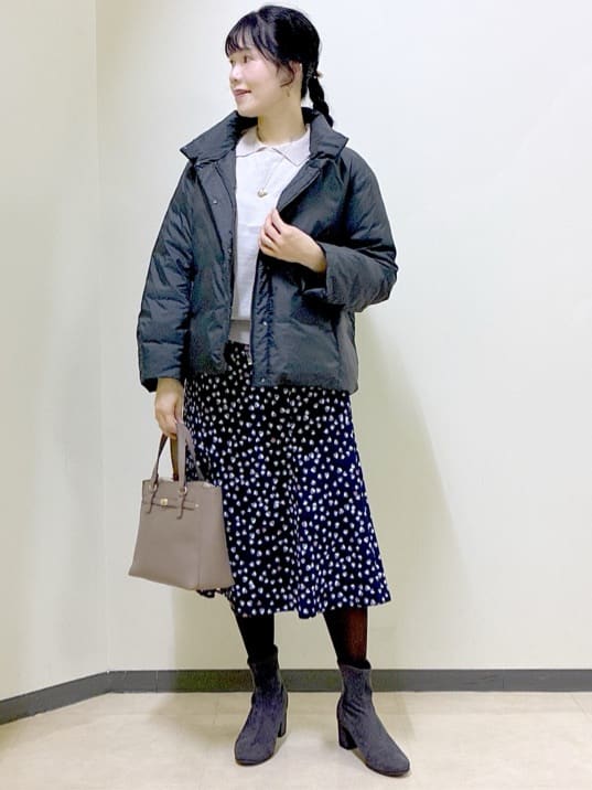  beni_gingerさんの「Reflect｜【すっきりシルエット】ショート丈ダウンコート」を使ったコーディネート
