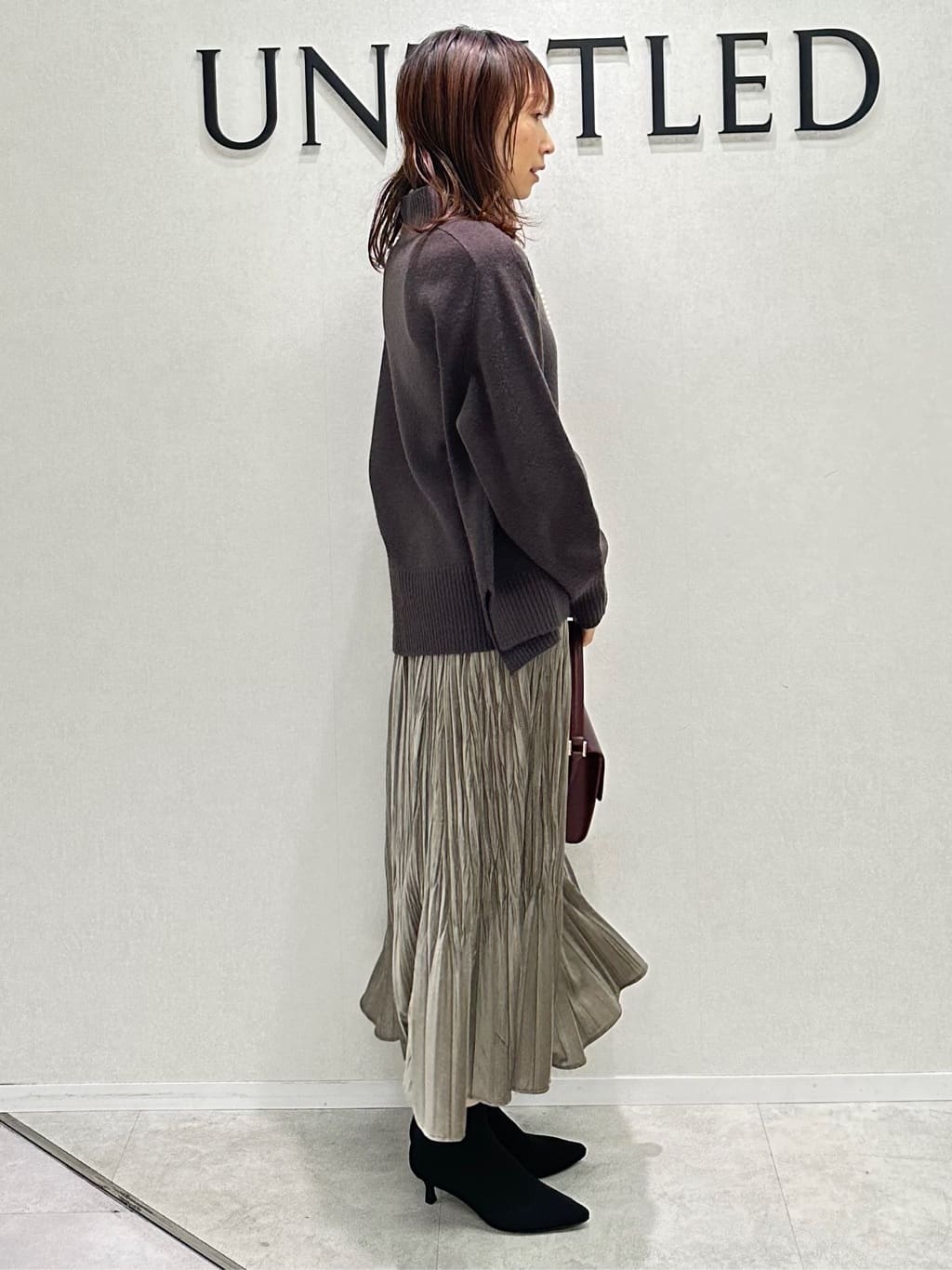 Miwaさんの「UNTITLED｜【8色展開/洗える】ウールカシミヤ ハイネックニット」を使ったコーディネート