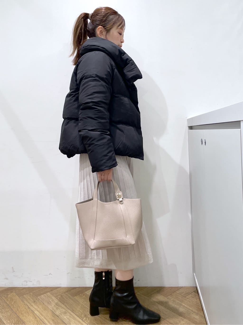 Junさんの「index｜KAWADAダウンショートコート【撥水／洗濯機OK／静電気防止裏地】《XS～LL》」を使ったコーディネート