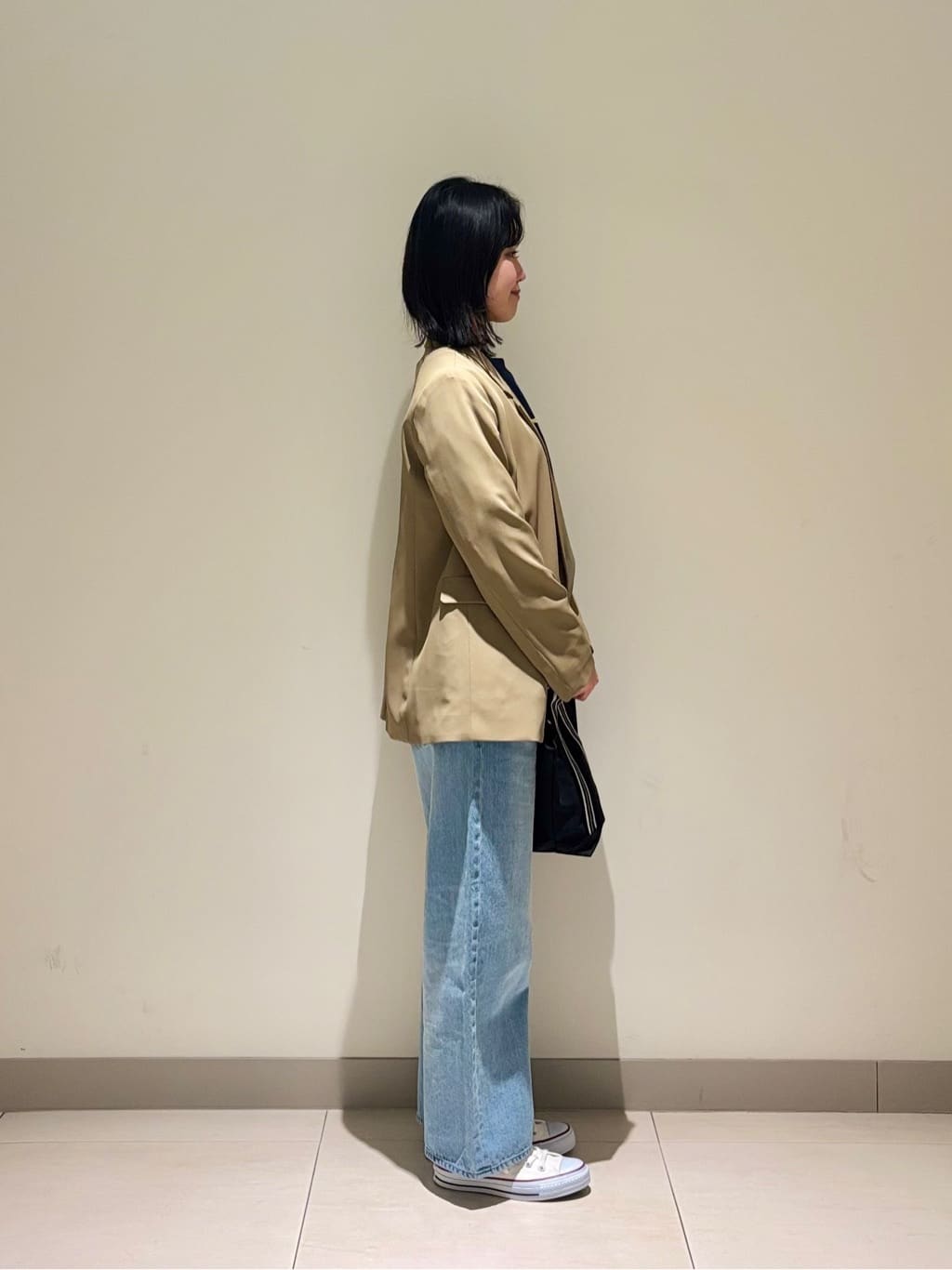 mayuさんの「Dessin｜【洗える】シャツテールロングTシャツ」を使ったコーディネート