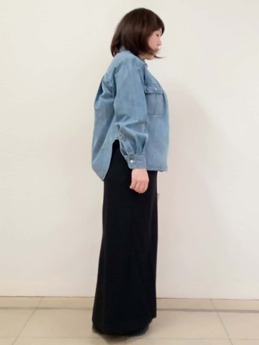 emiさんの「DRESSTERIOR｜◆【洗える/リブベロア】シアーリブベロアカットソー」を使ったコーディネート