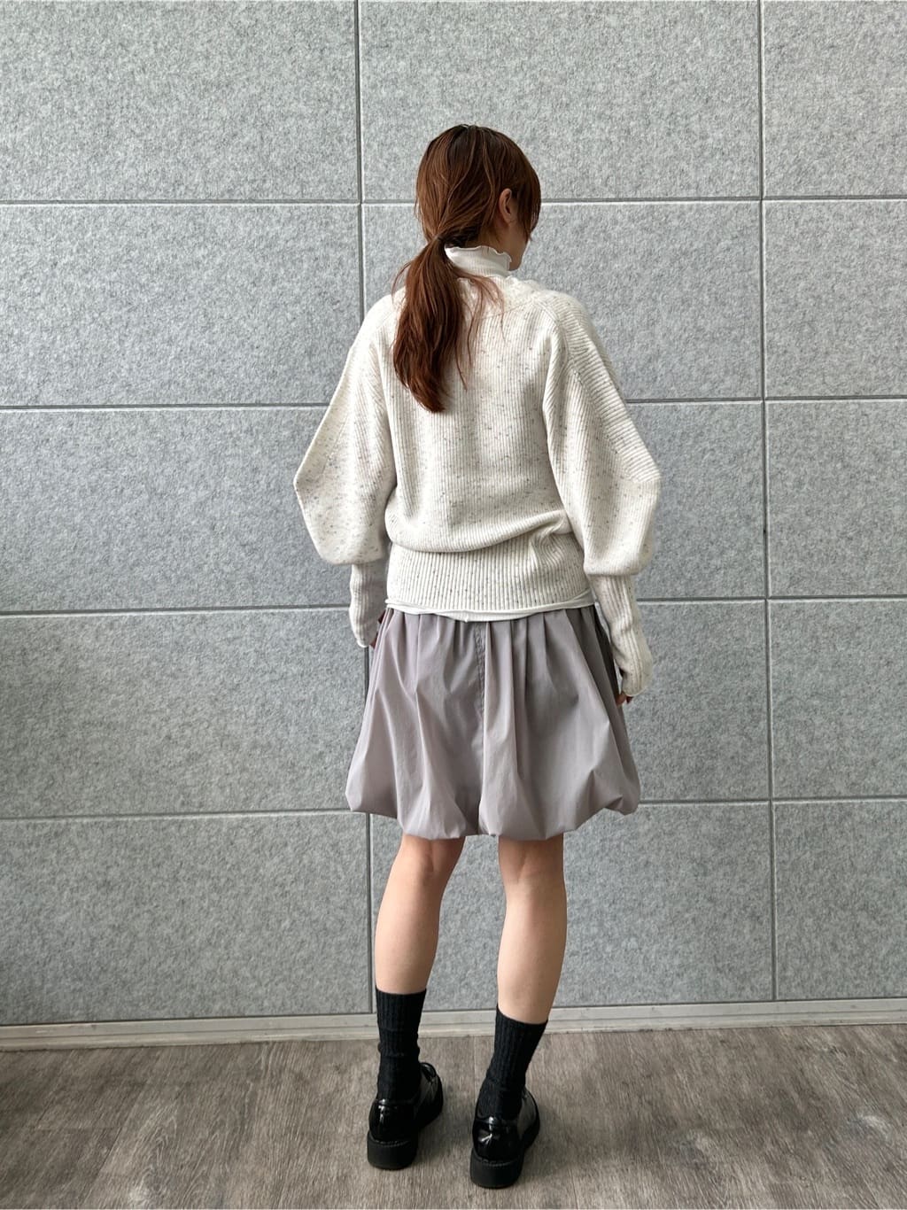 harunaさんの「CODE A｜balloon easy skirt」を使ったコーディネート