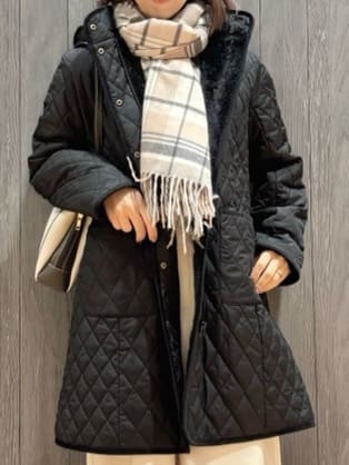 meiさんの「SHOO･LA･RUE｜【洗濯機可】美脚見え あったか圧縮ニット ガウチョパンツ」を使ったコーディネート