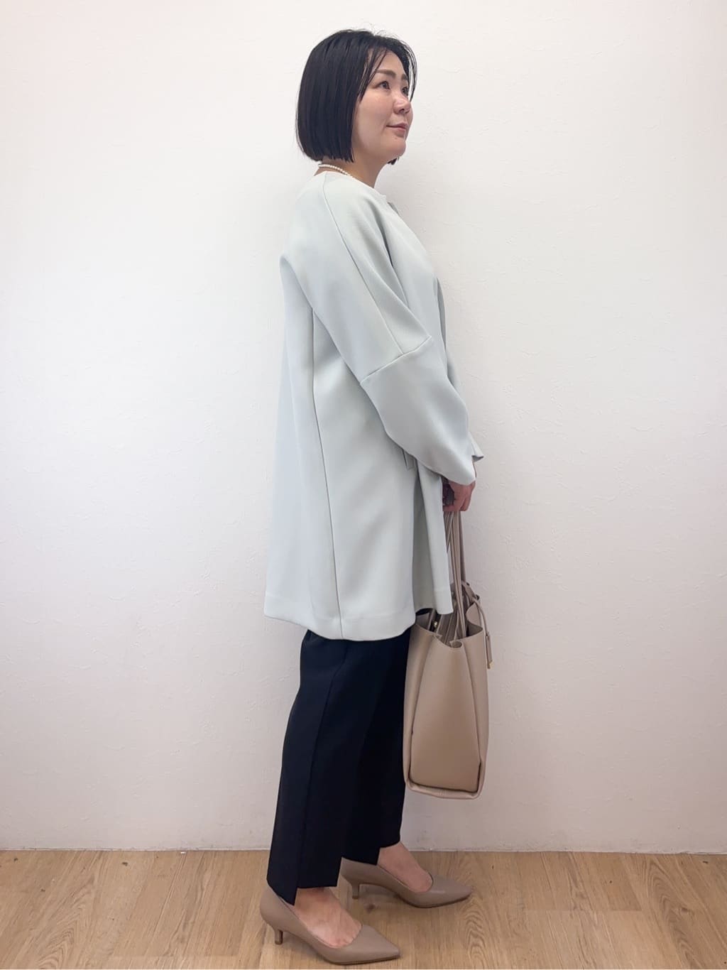 Takeさんの「OPAQUE.CLIP｜《通勤対応》レースブラウス【洗濯機OK】」を使ったコーディネート