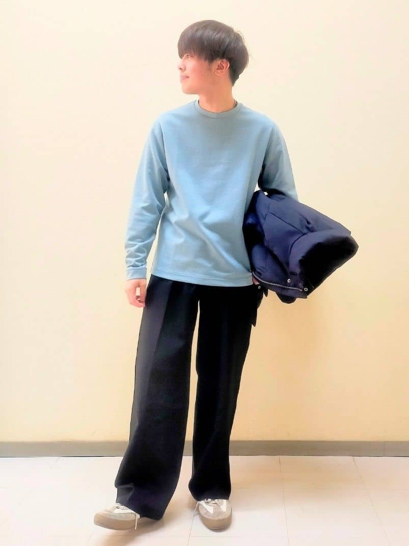 nerさんの「TAKEO KIKUCHI｜カラーコンビ ダウンブルゾン」を使ったコーディネート