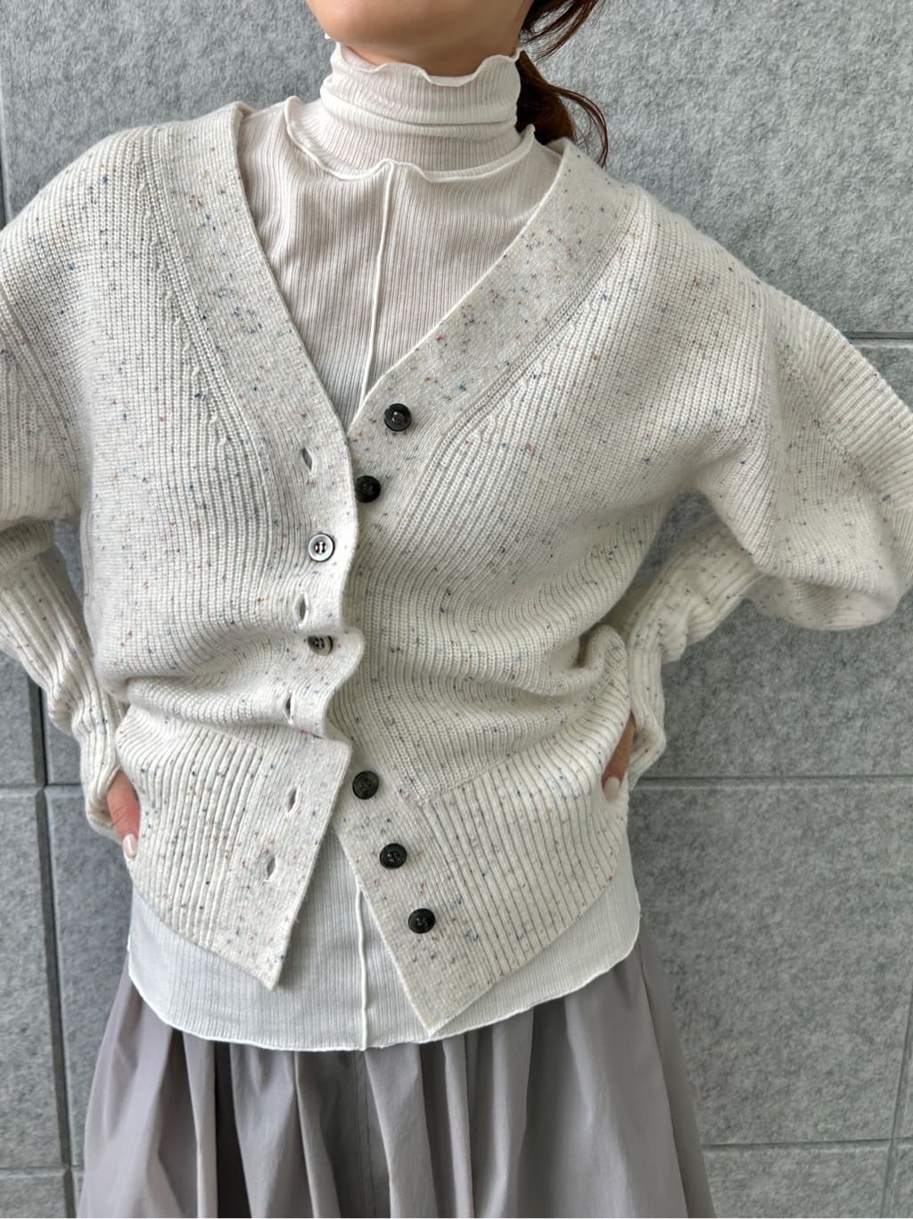harunaさんの「CODE A｜balloon easy skirt」を使ったコーディネート