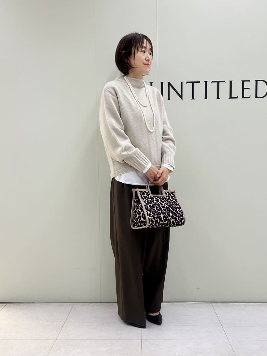 Mikiさんの「UNTITLED｜【定番人気/はっ水/洗える】タスランショートトレンチコート」を使ったコーディネート