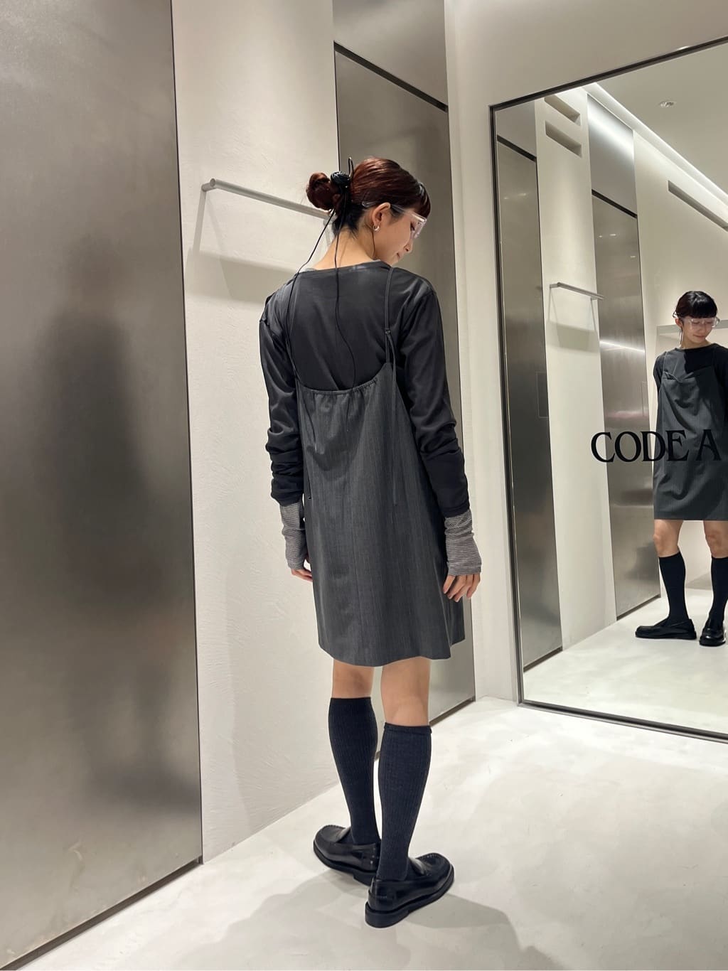 Rielさんの「CODE A｜tailored mood mini dress」を使ったコーディネート