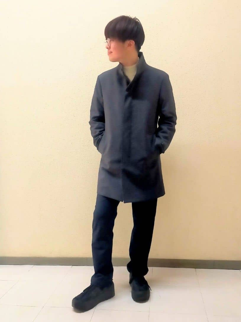 nerさんの「TAKEO KIKUCHI｜裏起毛ハイパワーストレッチ ストレート パンツ」を使ったコーディネート
