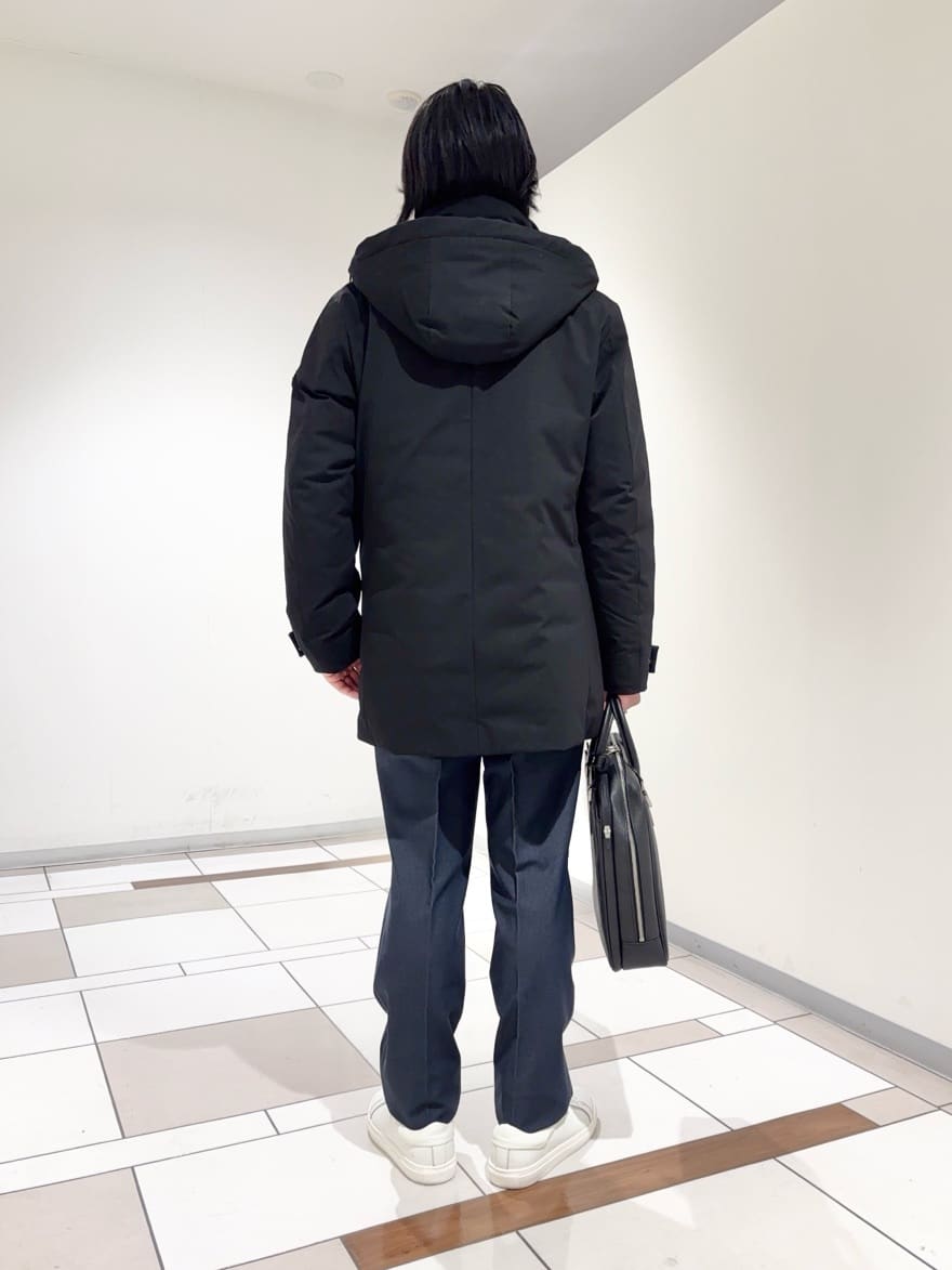 及川さんの「TAKEO KIKUCHI｜【None Of Stress】ストレッチ ダウンブルゾン」を使ったコーディネート