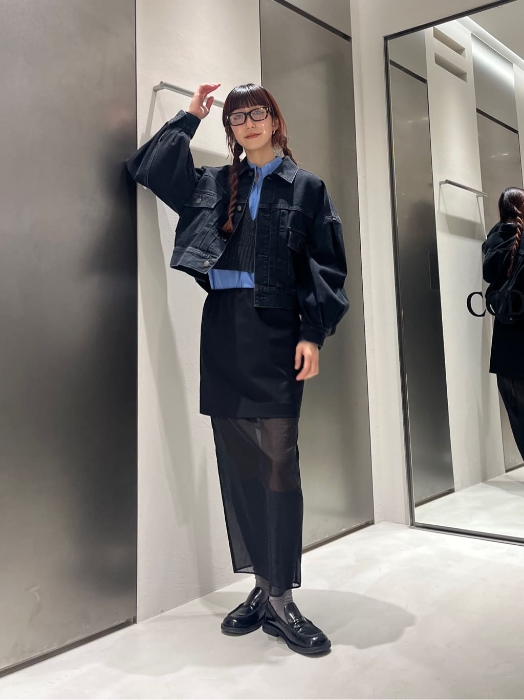 Rielさんの「CODE A｜dual form vest knit」を使ったコーディネート