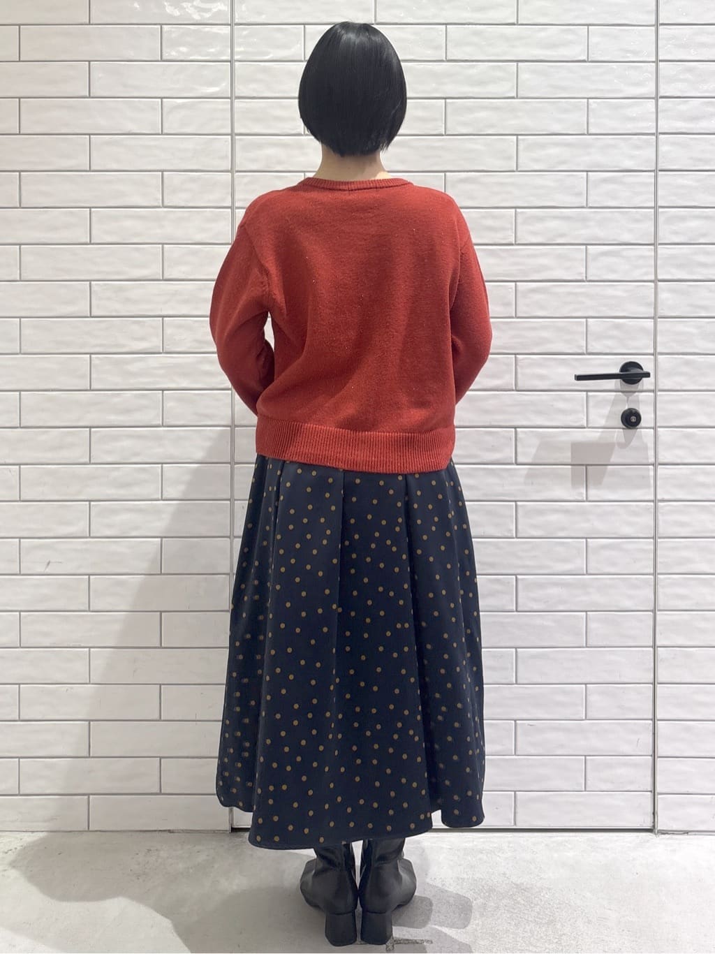 ayumiさんの「OPAQUE.CLIP｜金ボタンラメニットカーディガン【洗濯機OK】」を使ったコーディネート