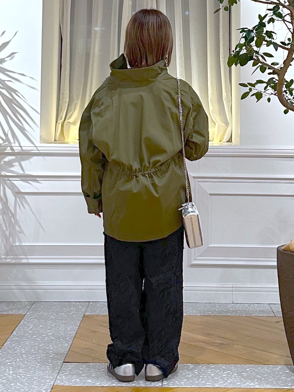 なべこさんの「DRESSTERIOR｜【ウォッシャブル】コンパクトコットンミリタリーブルゾン」を使ったコーディネート