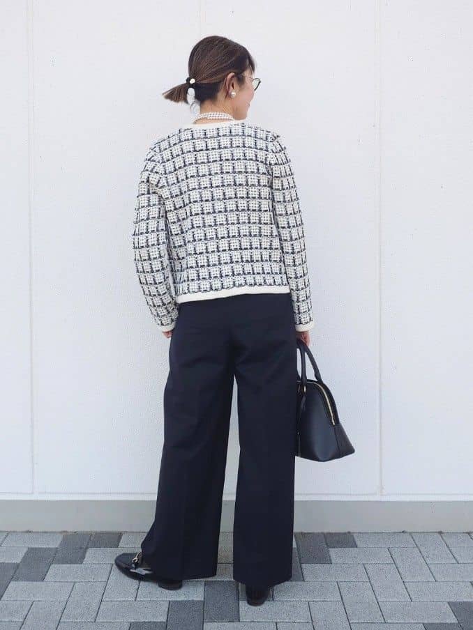 MUTSUKOさんの「UNTITLED｜【TORRAZZO DONNA】ツイードコットンカーディガン」を使ったコーディネート