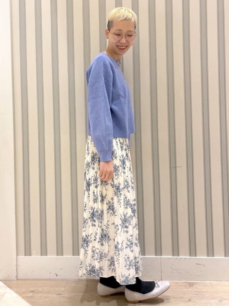  Ayumiさんの「grove｜毎日着たくなる、もちもち畦編みニット」を使ったコーディネート