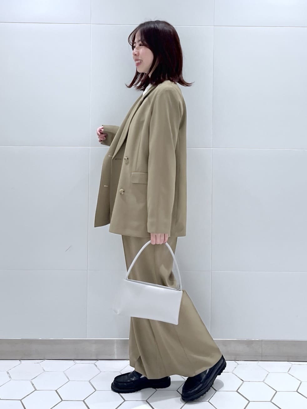 Makinoさんの「Dessin｜【入卒/セレモニー/お仕事/セットアップ可能】ダブルジャケット」を使ったコーディネート