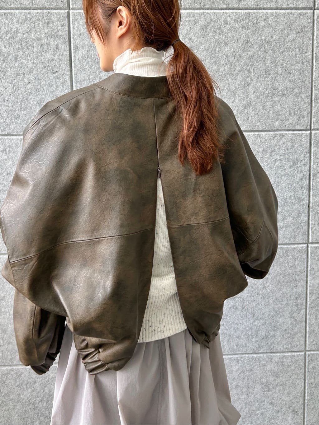 harunaさんの「CODE A｜【Re】grain zip over blouson」を使ったコーディネート