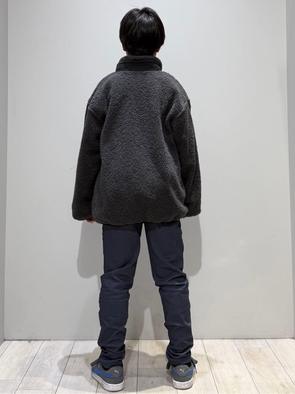 kuboさんの「THE SHOP TK｜【110－160】ボアリバーシブブルゾン/洗濯機OK」を使ったコーディネート