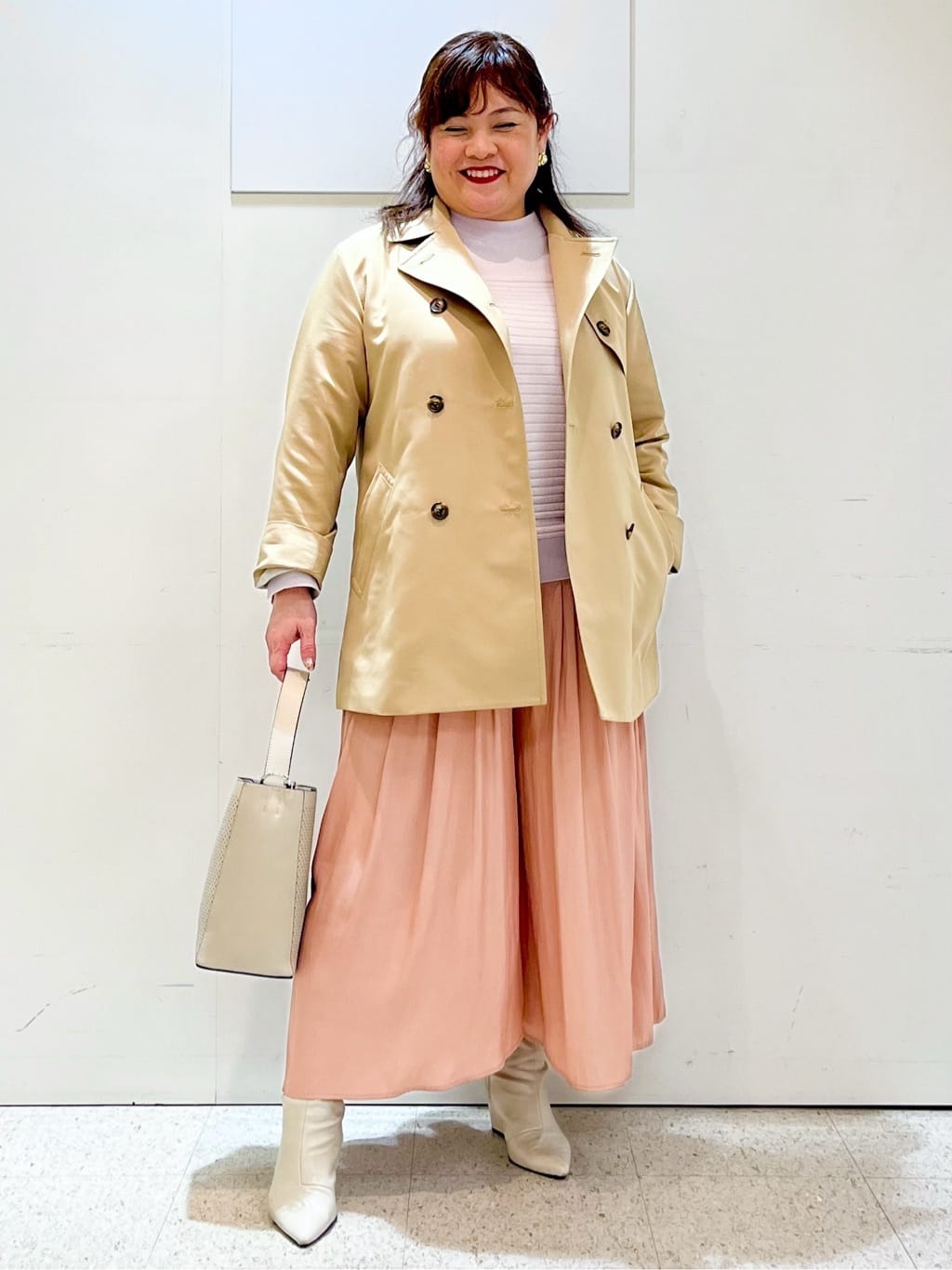 kimmyさんの「Reflect｜【オン・オフ着回しやすい◎】ダブルブレストジャケット」を使ったコーディネート