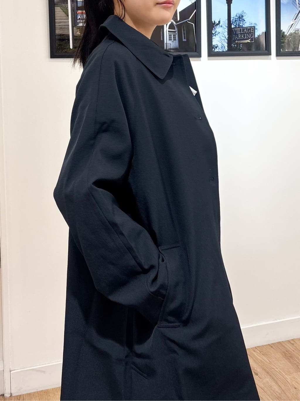 Ririkaさんの「Dessin｜【花粉ガード/撥水加工/洗える】ステンカラースプリングコート」を使ったコーディネート
