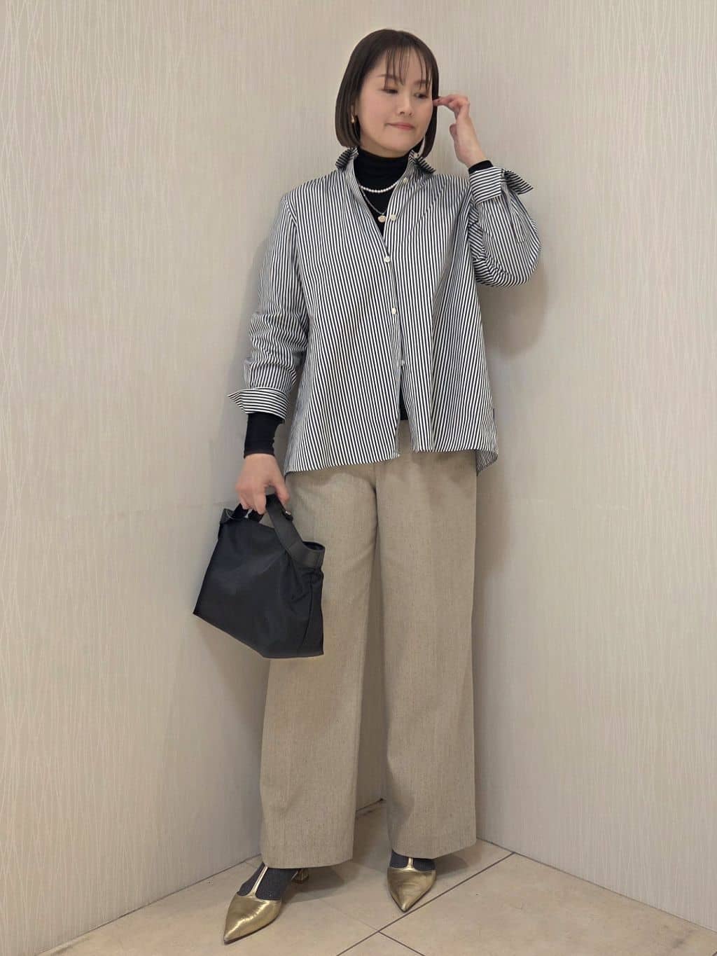 naokoさんの「UNTITLED｜【吸湿発熱/洗える】ハイネックインナー」を使ったコーディネート