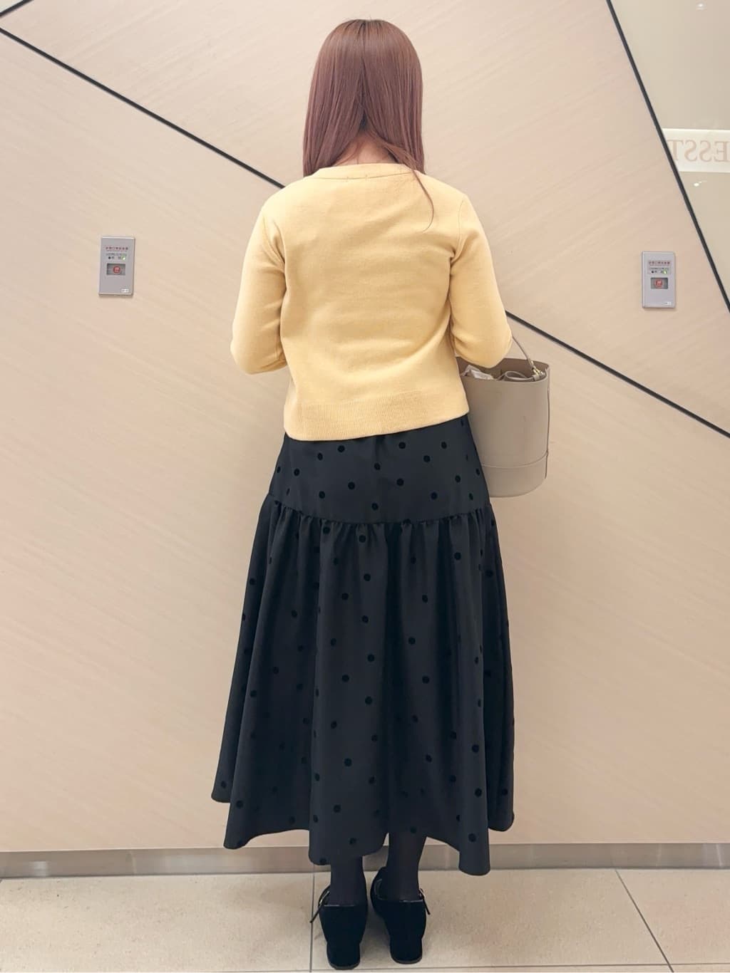 Rinaさんの「DRESSTERIOR｜◆ウォッシャブルコットンカシミヤカーディガン」を使ったコーディネート