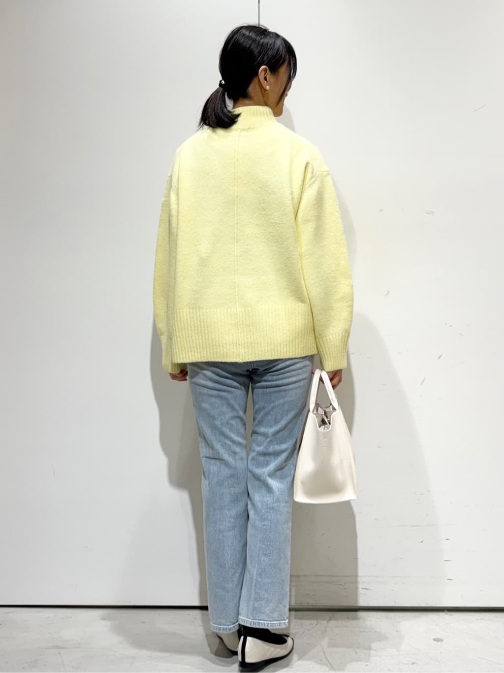 Jさんの「OPAQUE.CLIP｜ふわふわハイネックニット【洗濯機OK】」を使ったコーディネート
