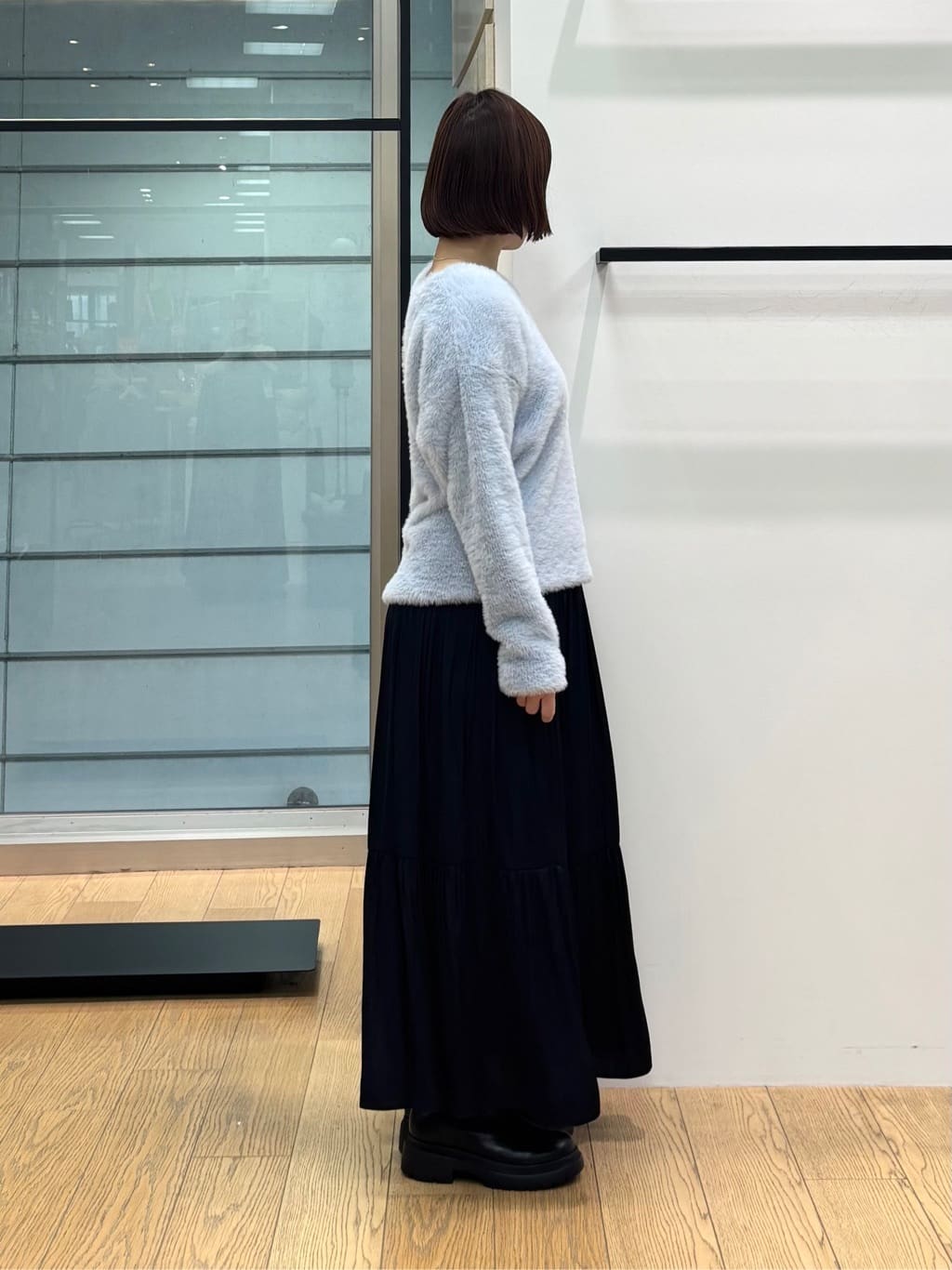 asamiさんの「INDIVI｜【洗える】エアリーシャギートップス」を使ったコーディネート