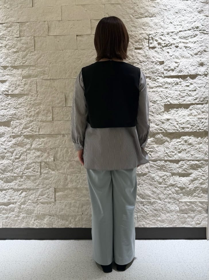Rikoさんの「INDIVI｜【新作褒められパンツ】快温ワイドパンツ」を使ったコーディネート