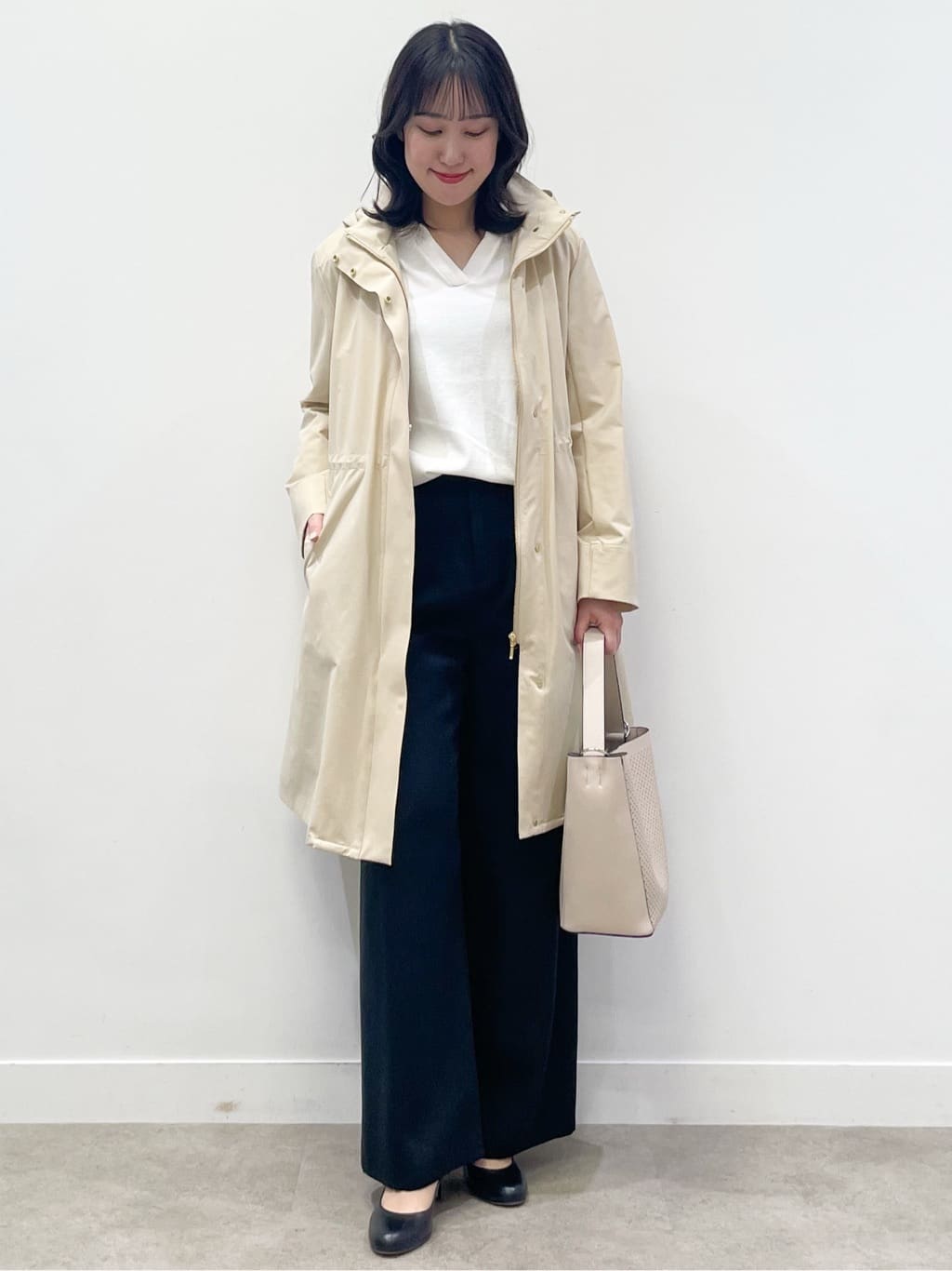yukariさんの「Reflect｜【中綿ライナー付き】ライナー付きフーデッドロングコート」を使ったコーディネート