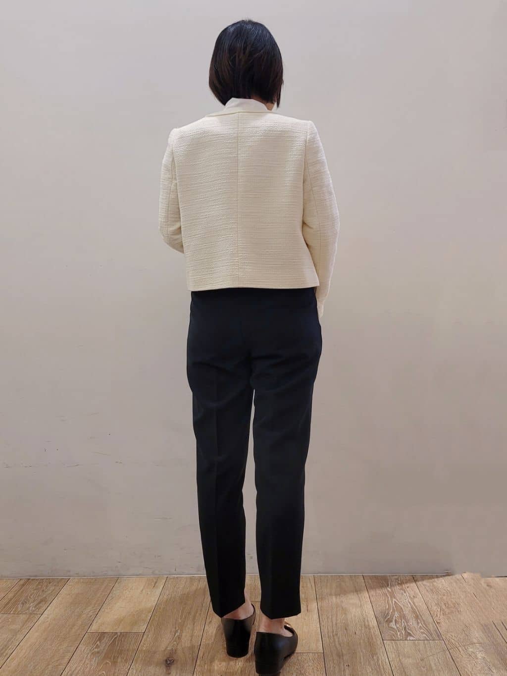 yuyuさんの「OPAQUE.CLIP｜《通勤対応》 コットンツイードジャケット」を使ったコーディネート