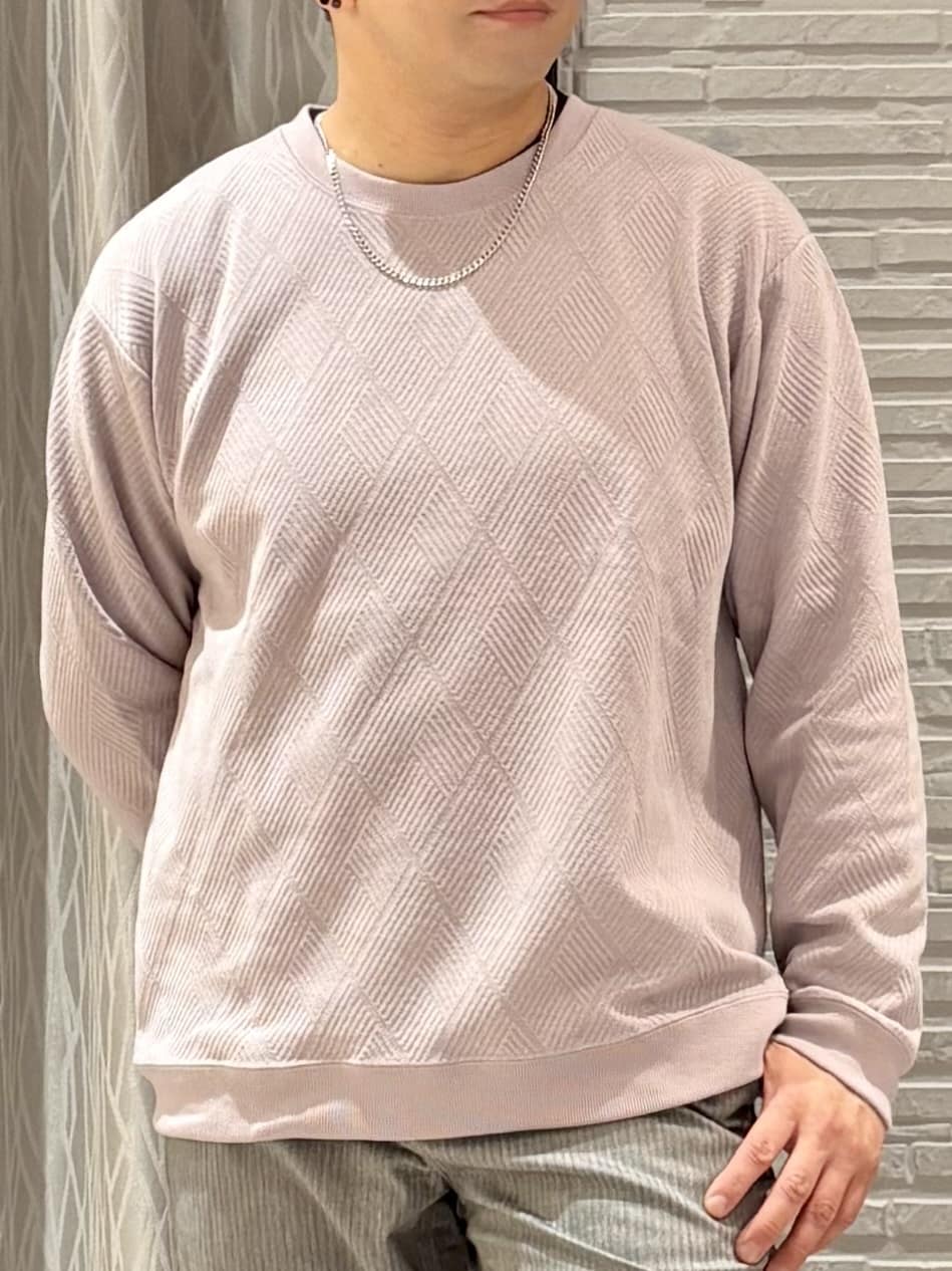 Pーyamaさんの「THE SHOP TK｜【大人のデイリースタイルを格上げ】ジャカードリンクススウエット　洗濯機OK」を使ったコーディネート