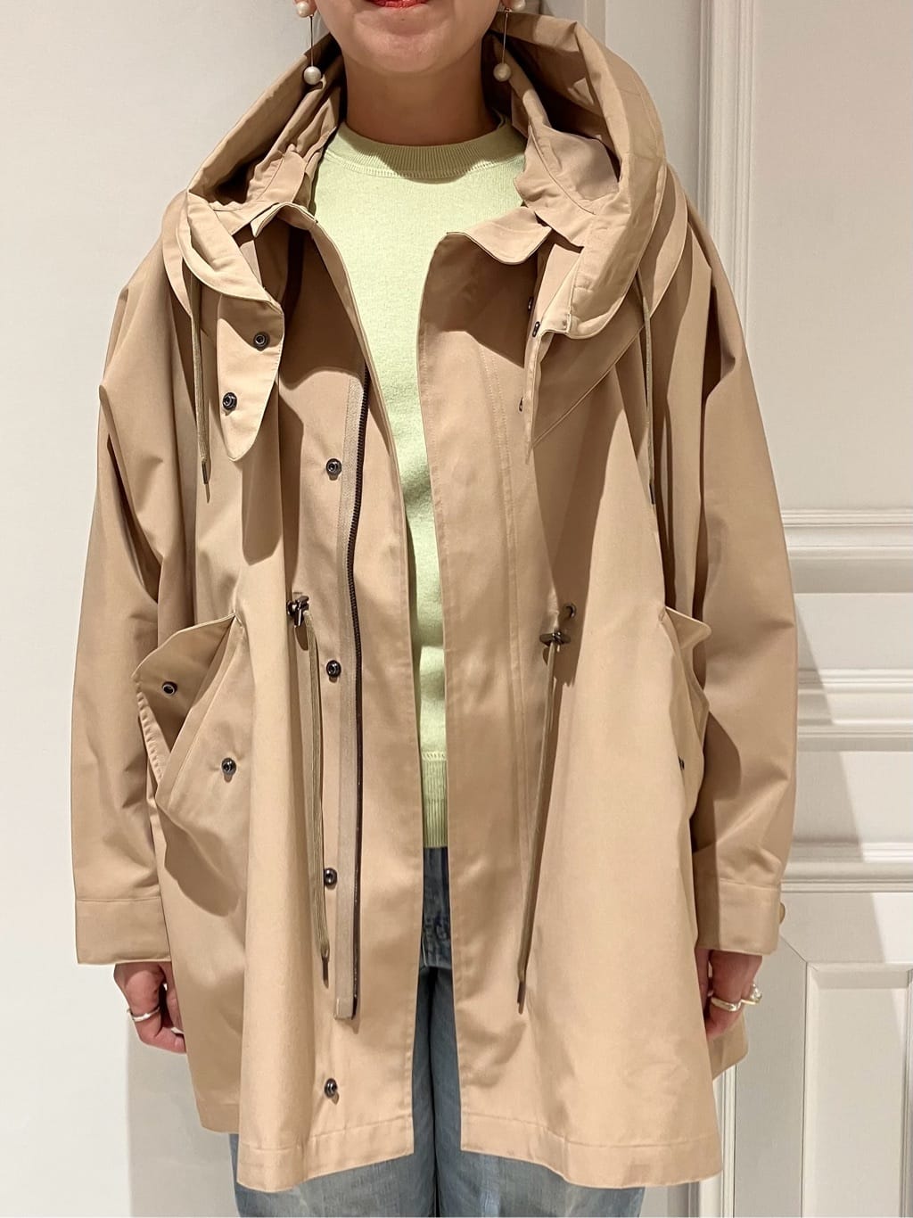 TAJIさんの「DRESSTERIOR｜◆ウォッシャブルコットンカシミヤプルオーバーニット」を使ったコーディネート