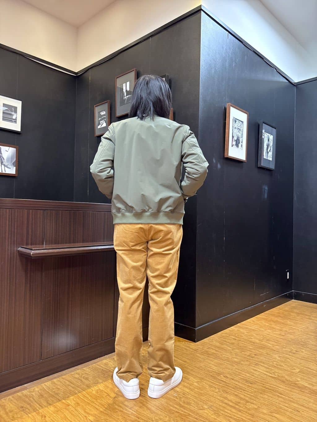 moritaさんの「TAKEO KIKUCHI｜スタンドカラー ショート リブ ブルゾン」を使ったコーディネート