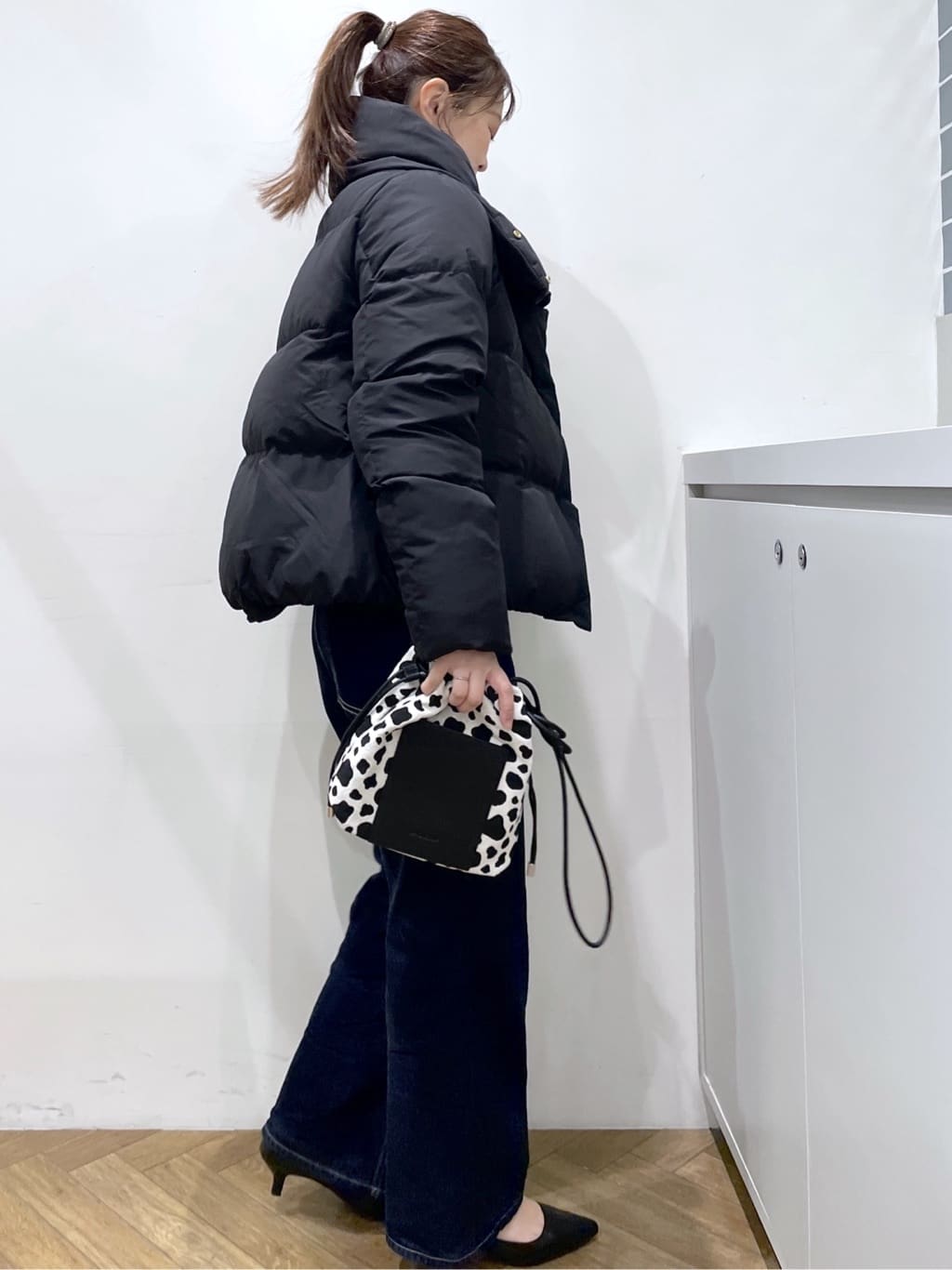 Junさんの「index｜KAWADAダウンショートコート【撥水／洗濯機OK／静電気防止裏地】《XS～LL》」を使ったコーディネート