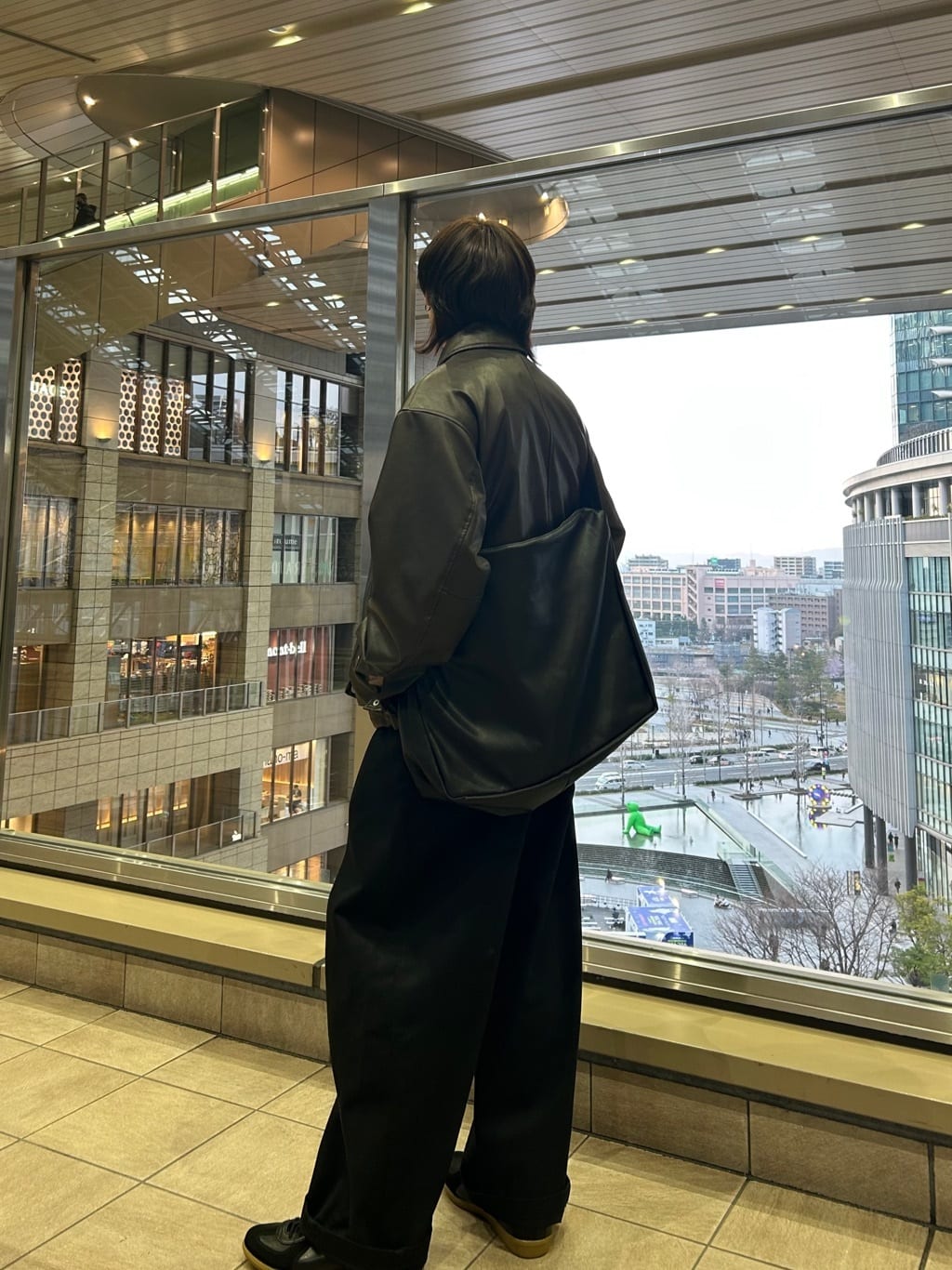 しげちゃんさんの「tk.TAKEO KIKUCHI｜シンセティックレザーフライトジャケット」を使ったコーディネート