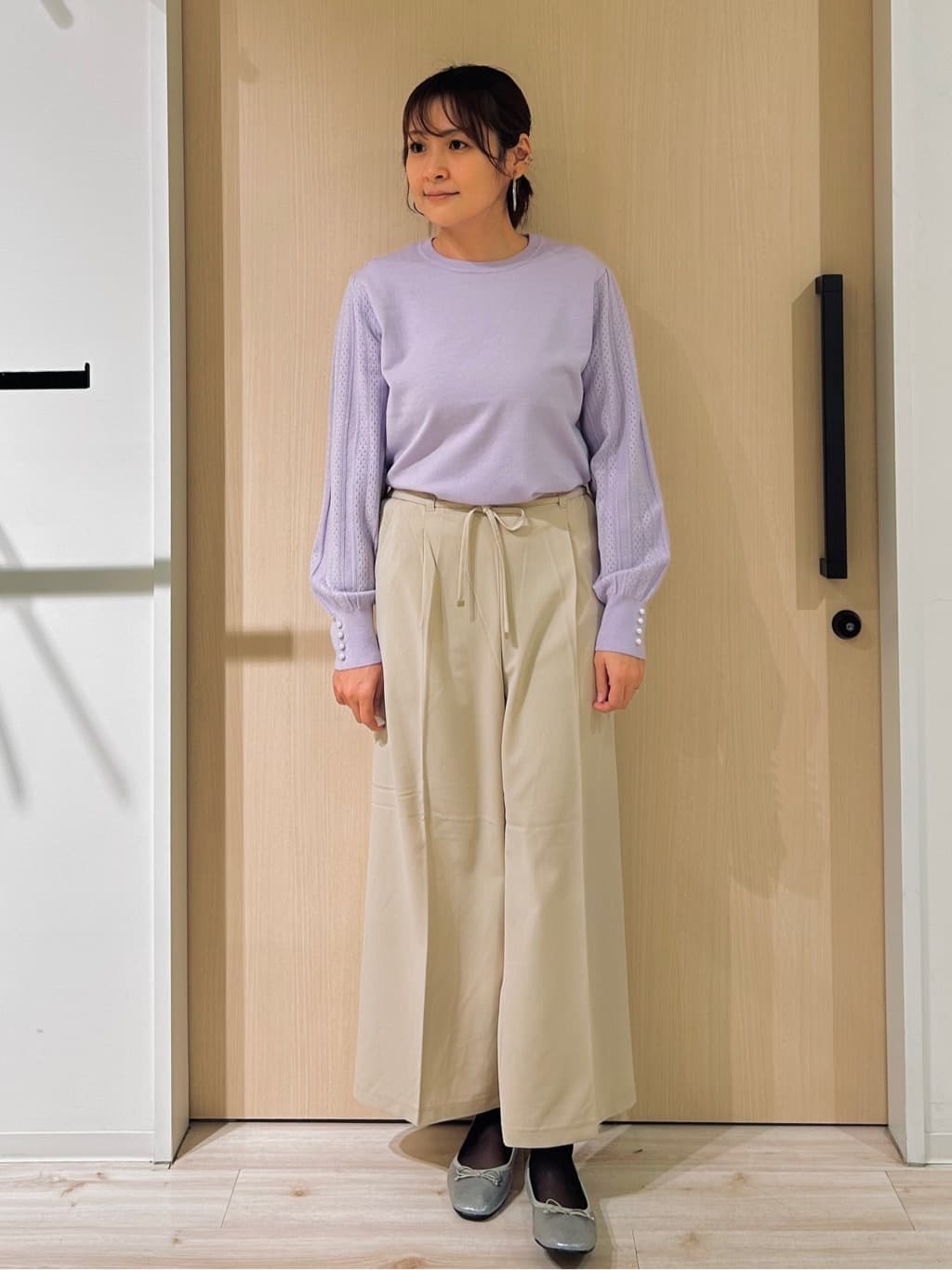 funafunaさんの「SHOO･LA･RUE｜【セットアップ可/S-LL/洗濯機可】マニッシュに決まる ダブルブレストジャケット」を使ったコーディネート