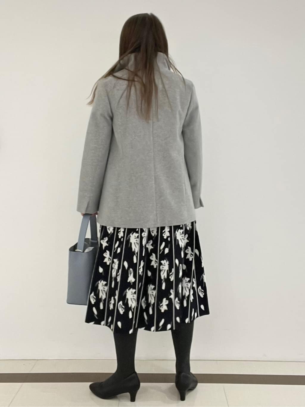 Hiroさんの「Reflect｜【SS-4Lサイズ／衿が顔に当たらない◎】スタンドネックミドルコート」を使ったコーディネート