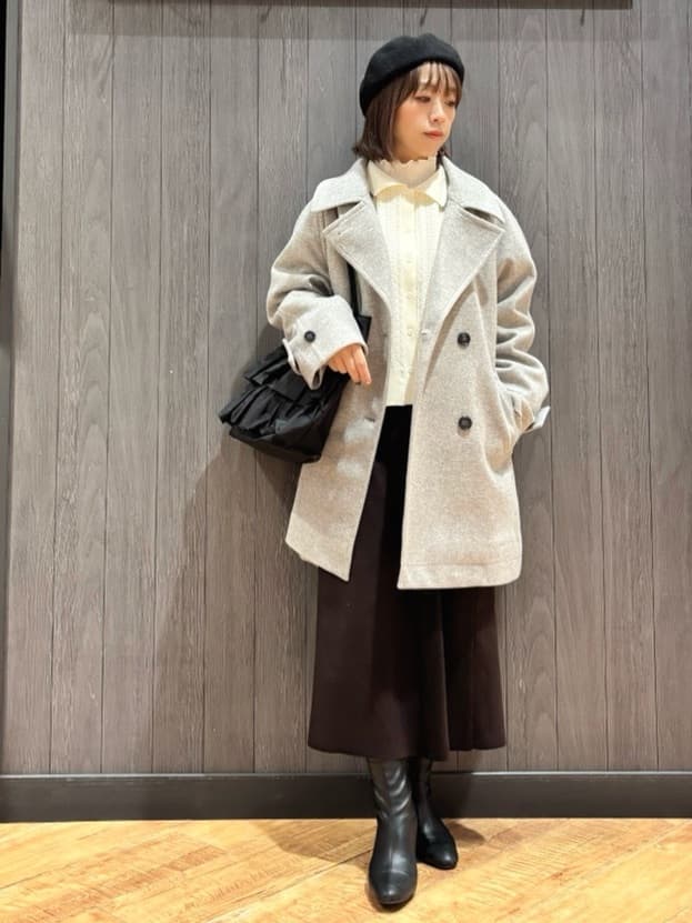 meiさんの「SHOO･LA･RUE｜ストレッチブーツ」を使ったコーディネート