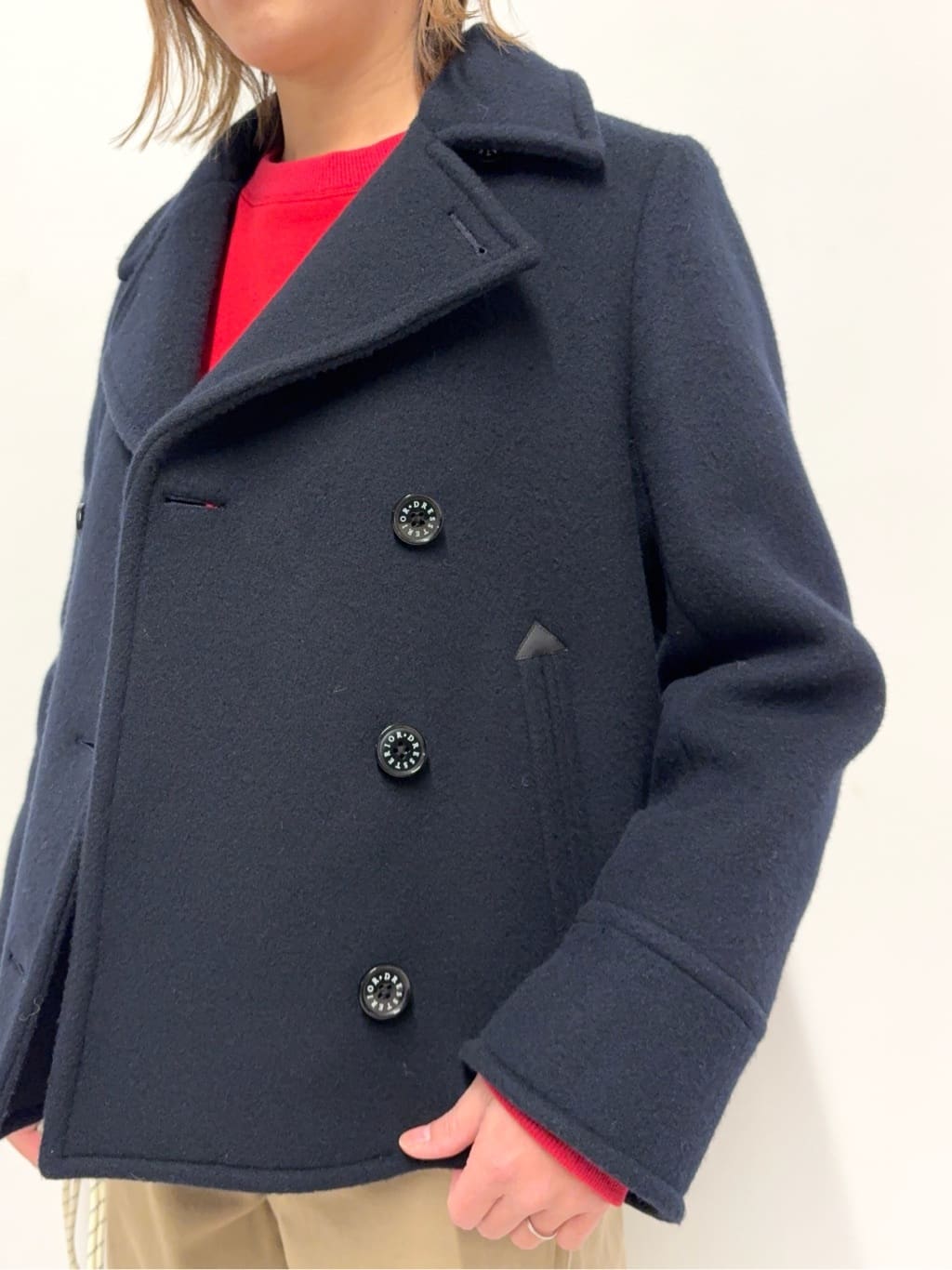 Nishijimaさんの「DRESSTERIOR｜Americana（アメリカーナ）&times;TEMBEA PVCコーティング巾着」を使ったコーディネート