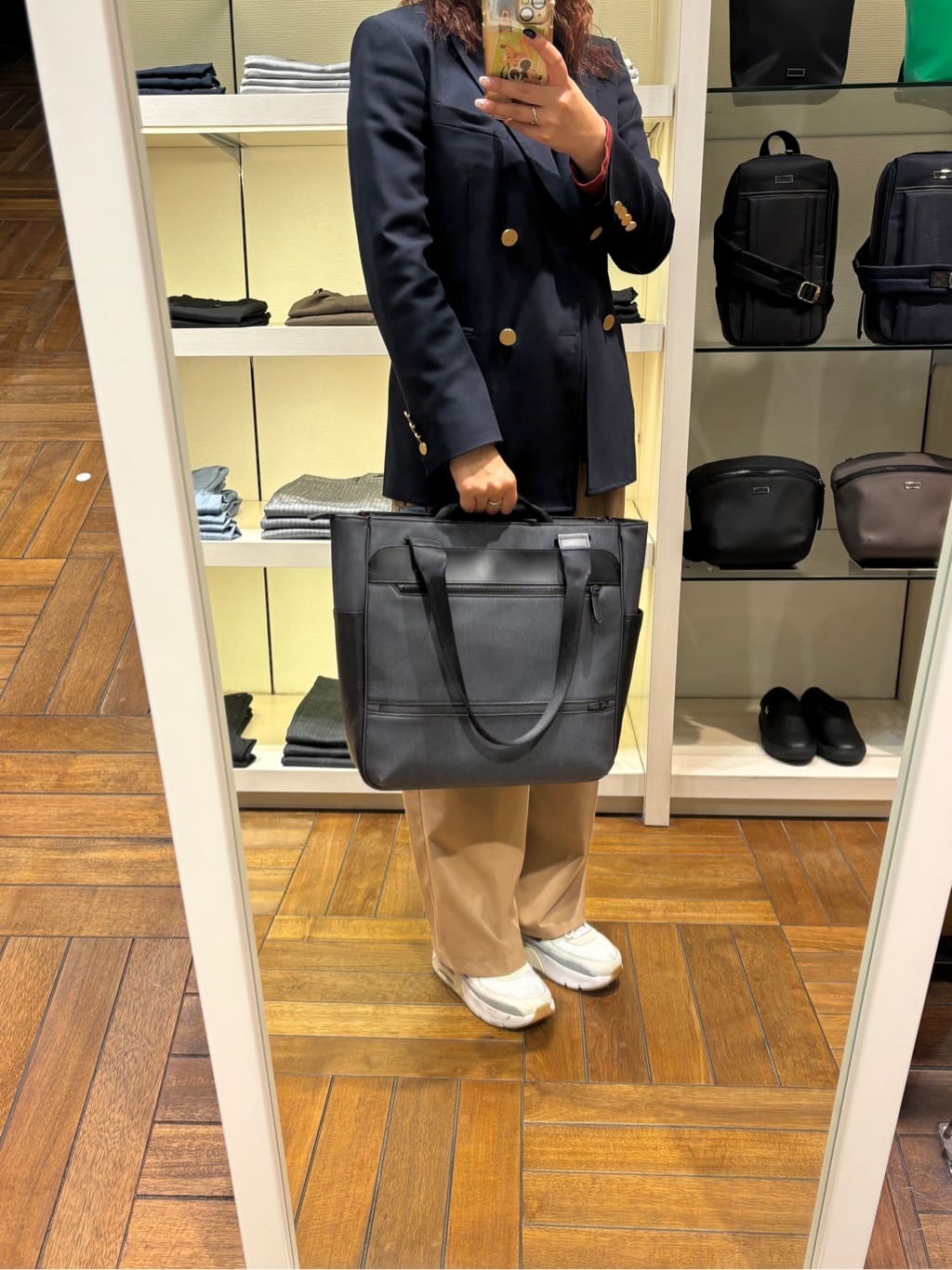 ヒナさんの「TAKEO KIKUCHI｜コーティングトートバッグ」を使ったコーディネート