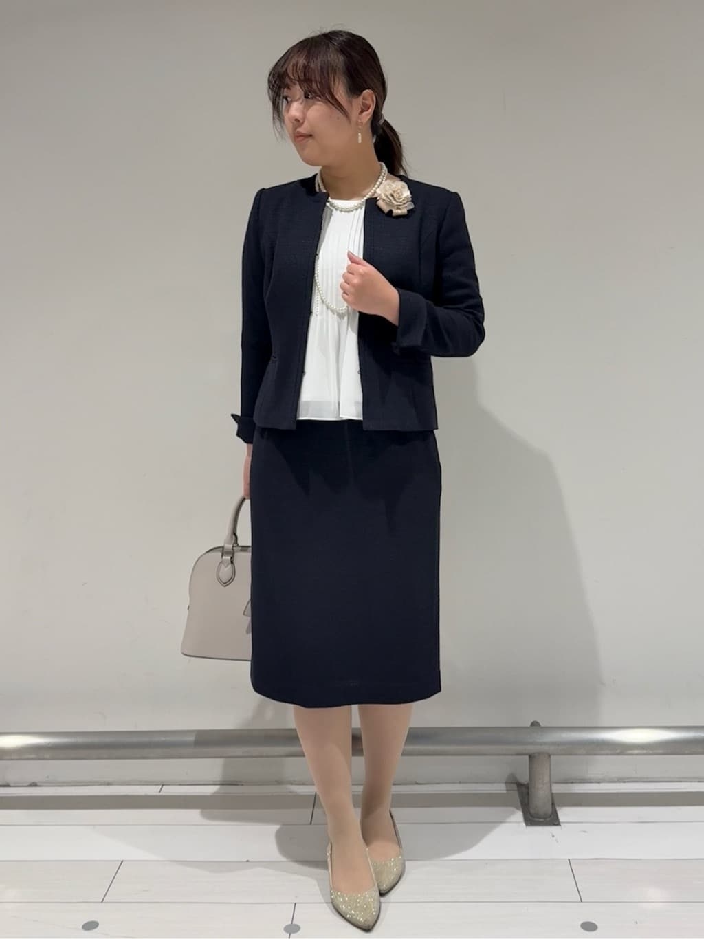Azusaさんの「Reflect｜【SS-4Lサイズ】ピンタック&times;スカラレースブラウス」を使ったコーディネート