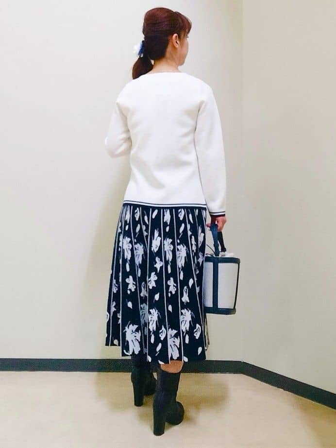 花さんの「Reflect｜【オン・オフ着回しやすい◎】ダブルブレストジャケット」を使ったコーディネート