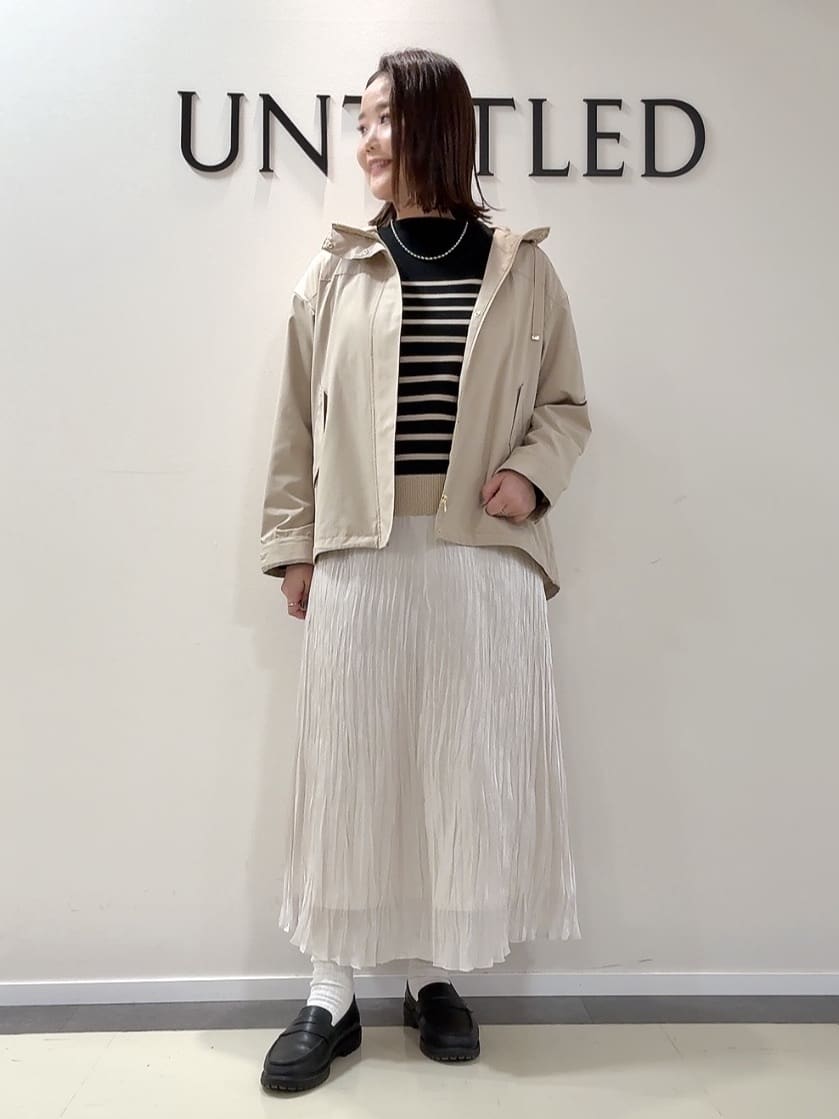 YUIさんの「UNTITLED｜【洗える/はっ水】リラクシーマウンテンパーカー」を使ったコーディネート